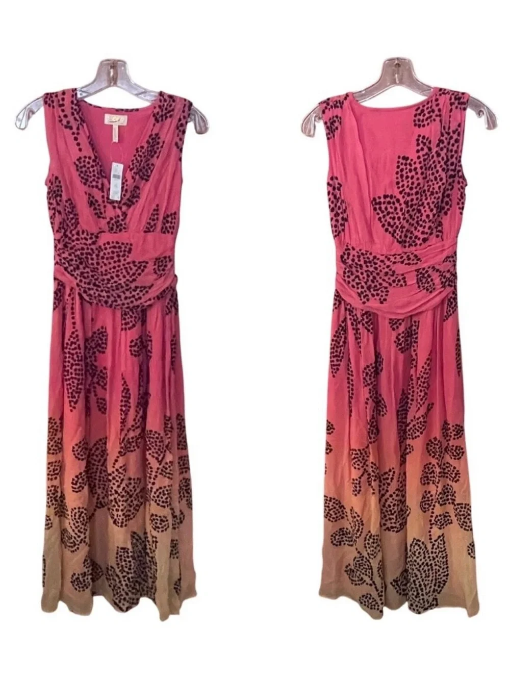 Anthropologie Verb Pallavi Singhee Ombre Maxi Dress NWT XXS - Picture 4 of 4